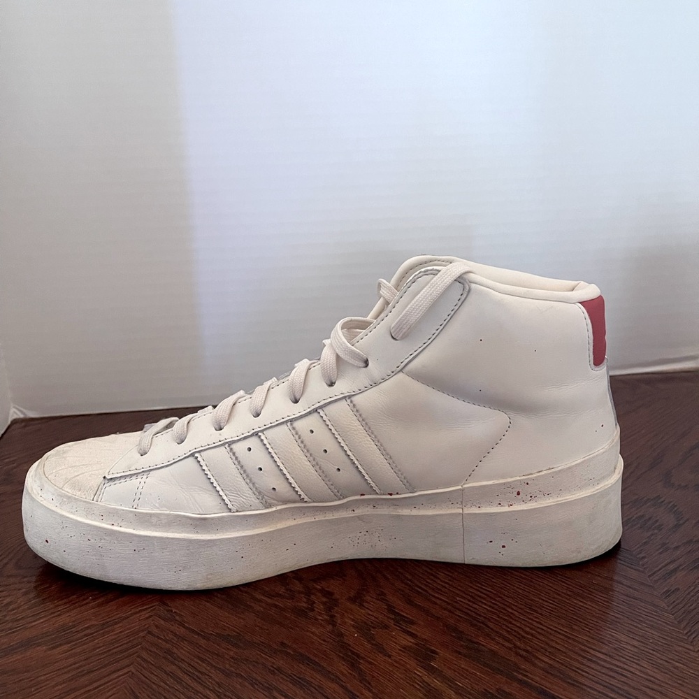Custom Men adidas 424 X Pro Model Chalk White
